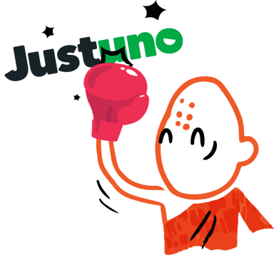 OptiMonk character boxing Justuno