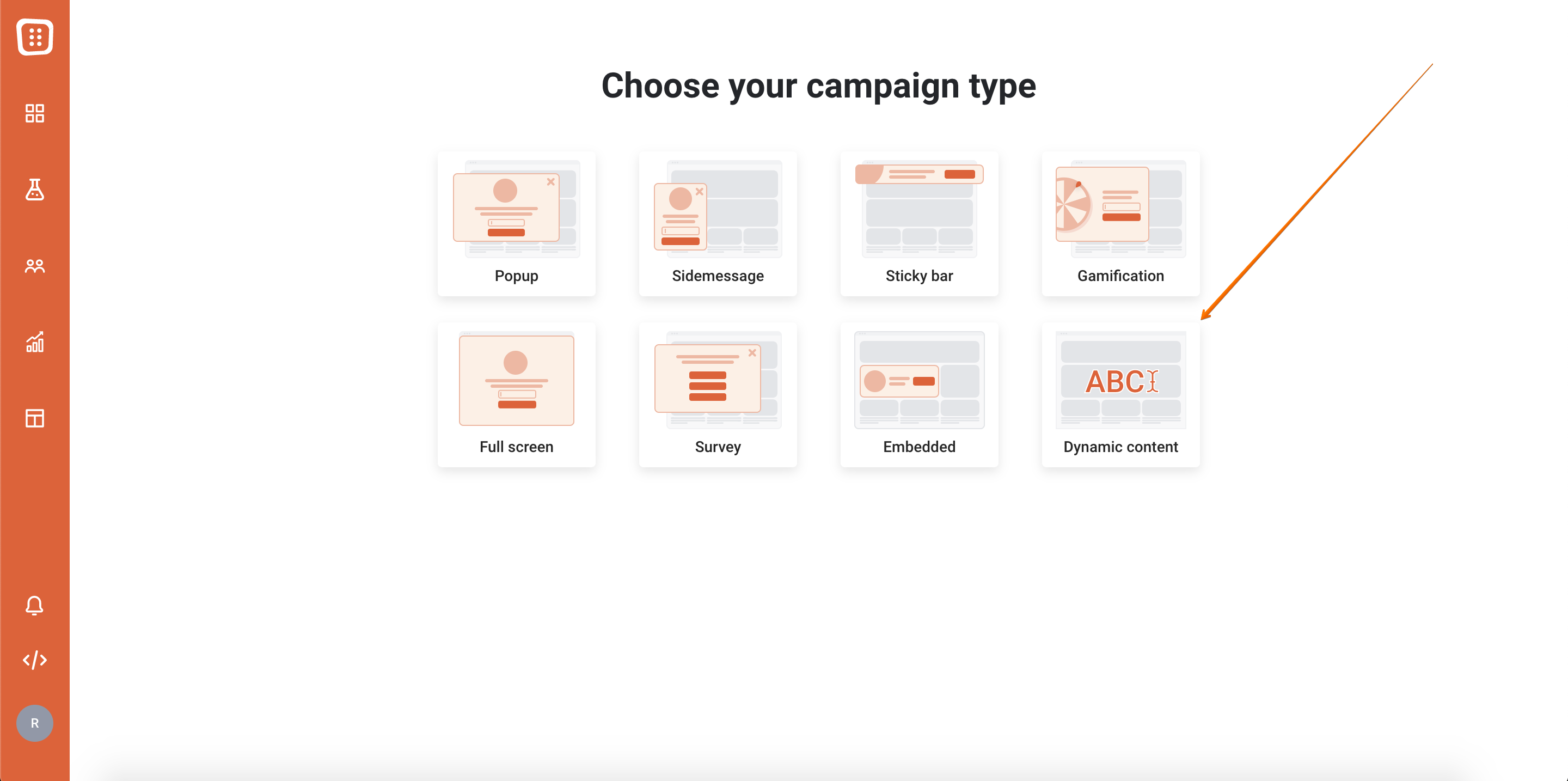 Create a Dynamic Content campaign