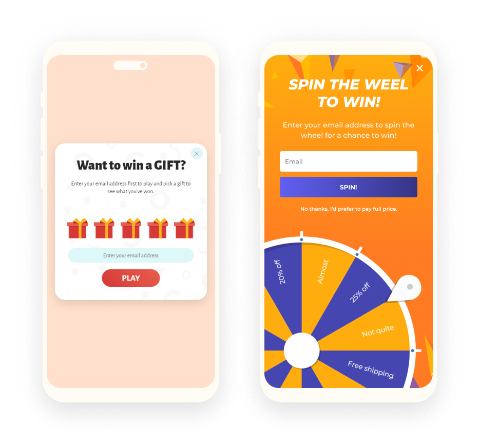 Gamification Popup