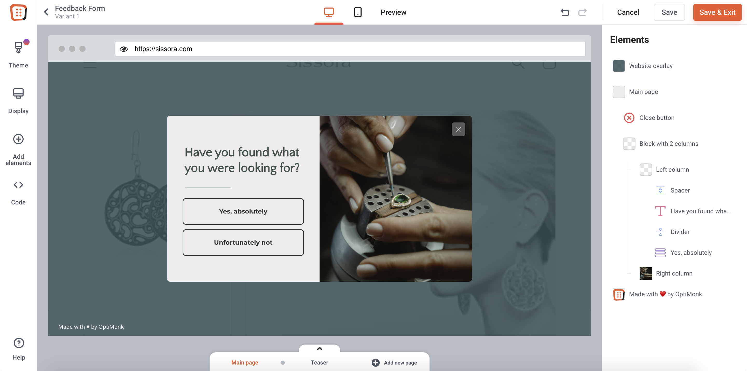 Choose a Feedback campaign