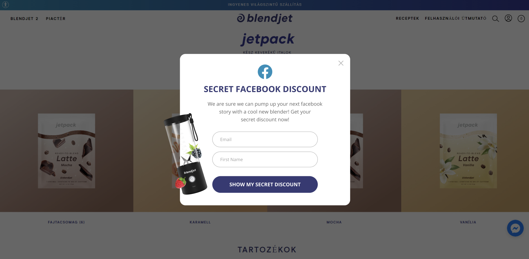 Secret Facebook discount